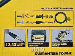 DEWALT DWPW2100 2100 MAX PSI 1.2 GPM 13Amp Axial Cam Jobsite Pressure Washer
