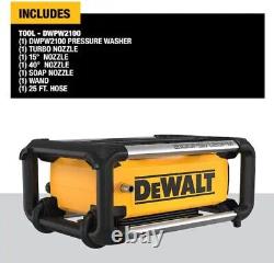 DeWALT DWPW2100 2,100 PSI Electric Cold Water Pressure Washer