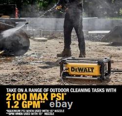 DeWALT DWPW2100 2,100 PSI Electric Cold Water Pressure Washer