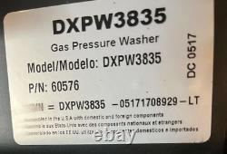 DeWalt DXPW3835 3800 PSI 3.5 GPM HONDA GX270 Pressure Washer RIDGID 18 Cleaner