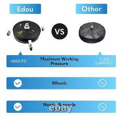 EDOU 20 Direct Pressure Washer Surface Cleaner 4,000 PSI Max