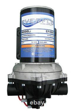 EVERFLO 12 Volt 4.0 GPM Diaphragm Water Pump 60 psi Lawn Sprayers, Boats, RV's