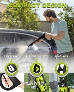 Effortless Cleaning with 5000PSI Electric Pressure Washer Adjustable Nozzles