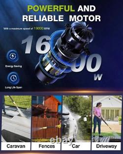Effortless Cleaning with 5000PSI Electric Pressure Washer Adjustable Nozzles