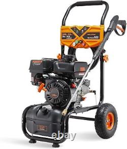 Efurden Gas Cold Water Pressure Washer, 3500 PSI, 2.3 GPM + 4 Adjustable Nozzles