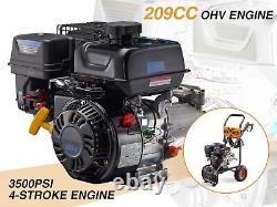 Efurden Gas Cold Water Pressure Washer, 3500 PSI, 2.3 GPM + 4 Adjustable Nozzles