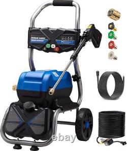 Efurden Pressure Washer Electric 2100 PSI and Max 1.6GPM Onboard Soap Tank Hot
