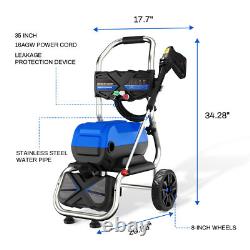 Efurden Pressure Washer Electric 2100 PSI and Max 1.6GPM Onboard Soap Tank Hot