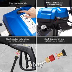Efurden Pressure Washer Electric 2100 PSI and Max 1.6GPM Onboard Soap Tank Hot