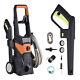 Electric High Pressure Washer 2100PSI 1.5GPM Power Washer 3000W with Wheels NEW