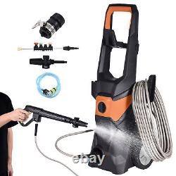 Electric High Pressure Washer 2100PSI 2.3GPM Power Washer 3000W with Wheels