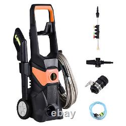 Electric High Pressure Washer 2100PSI 2.3GPM Power Washer 3000W with Wheels