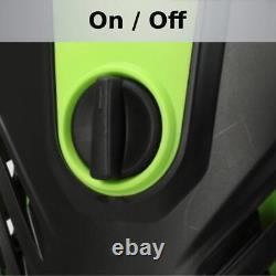 Electric High Pressure Washer 3500PSI with Hose Reel, 4 Nozzles for Cars Patios