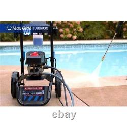 Electric Induction Motor Pressure Washer AR Blue Clean Maxx3000 3000 PSI 1.3 GPM