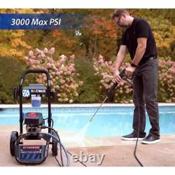 Electric Induction Motor Pressure Washer AR Blue Clean Maxx3000 3000 PSI 1.3 GPM