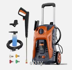 Electric Power Washer 1550 PSI Max 1.1 GPM Pressure Washer with 25FT Hose
