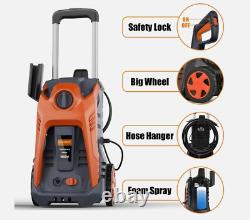 Electric Power Washer 1550 PSI Max 1.1 GPM Pressure Washer with 25FT Hose