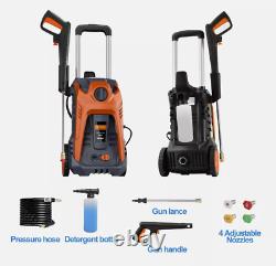 Electric Power Washer 1550 PSI Max 1.1 GPM Pressure Washer with 25FT Hose