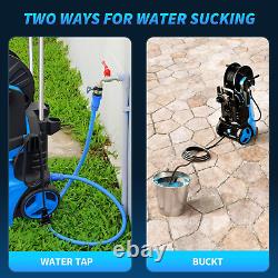 Electric Pressure Washer 1000 PSI Max 1.0GPM with RC Adjustable Pressure, 4 Nozzl
