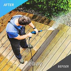 Electric Pressure Washer 1000 PSI Max 1.0GPM with RC Adjustable Pressure, 4 Nozzl