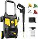 Electric Pressure Washer 1200 PSI Electric Power Washer with Winding 35FT Cord
