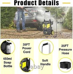 Electric Pressure Washer 1200 PSI Electric Power Washer with Winding 35FT Cord