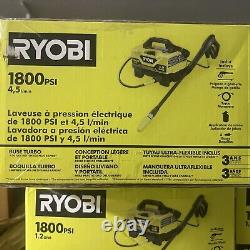 Electric Pressure Washer 1800 PSI 1.2 GPM Cold Water Corded Compact Lightweight