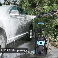 Electric Pressure Washer, 2100 Max PSI 1.58GPM Washer With 4 Nozzles Rock Rocker