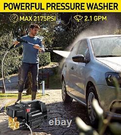 Electric Pressure Washer, 2175 PSI High Power Pressure Washer, Corded Car Was