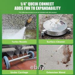 Electric Pressure Washer 2200 PSI 1.6 GPM Power Washer with 4 Different Press