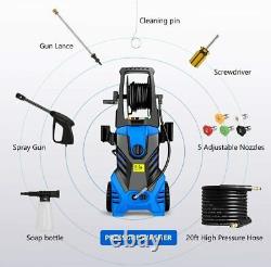 Electric Pressure Washer 3000 PSI 1.8 GPM Power washer Water Cleaner Machine Kit