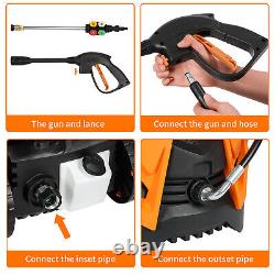 Electric Pressure Washer 3200 PSI 2.6 GPM High Power Washer Cleaning Machine