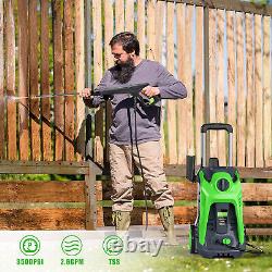 Electric Pressure Washer- 3500 PSI Power Washers with 4 Nozzles Foam Cannon/ 2023