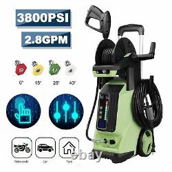 Electric Pressure Washer 3800PSI 2.8GPM High Power Cleaner Machine Home Green