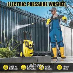 Electric Pressure Washer, 3900 PSI 2.3 GPM Power Washer with 4 Quick Connect