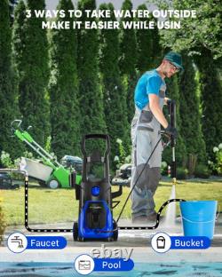 Electric Pressure Washer, 4000PSI 2.8GPM Power Washer, 3-in-1 Self-Priming Hi