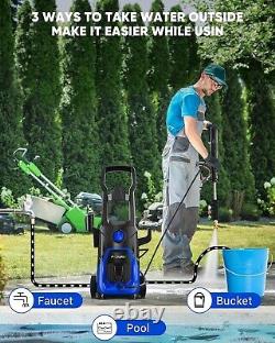 Electric Pressure Washer, 4000PSI 2.8GPM Power Washer, 3-in-1 Self-Priming High