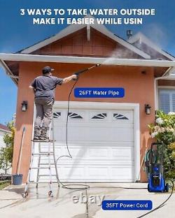 Electric Pressure Washer, 4000PSI 2.8GPM Power Washer, 3-in-1 Self-Priming High