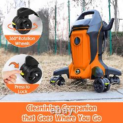Electric Pressure Washer, 4000PSI 2.8GPM Pressure Washer with 4 Anti-Tipping Whe