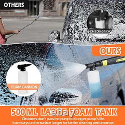 Electric Pressure Washer, 4000PSI 2.8GPM Pressure Washer with 4 Anti-Tipping Whe