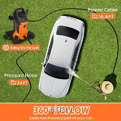 Electric Pressure Washer, 4000PSI 2.8GPM Pressure Washer with 4 Anti-Tipping Whe