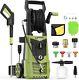 Electric Pressure Washer 4000PSI 2.8GPM with Nozzle Set, Power Washer Hose Reel