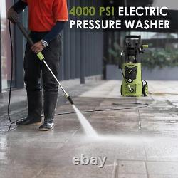 Electric Pressure Washer 4000PSI 2.8GPM with Nozzle Set, Power Washer Hose Reel