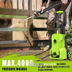 Electric Pressure Washer 4000 PSI Max 2.5 GPM Power Washer with 20FT Hose, 35FT