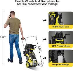 Electric Pressure Washer 4200 PSI +2.8 GPM Power Washers Electric Powered with T