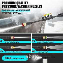 Electric Pressure Washer 4300 PSI 2.8 GPM Electric Power Washer TPU Hose Blue