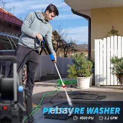 Electric Pressure Washer 4500 PSI Max 3.2 GPM Power Washer with RC Adjustable
