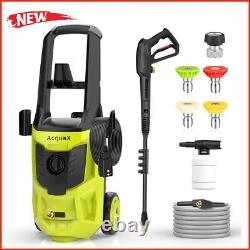 Electric Pressure Washer 4800PSI Max 4.0 GPM Power Washer Cleaning Machine Green