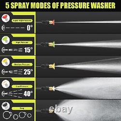 Electric Pressure Washer 4800PSI Max 4.0 GPM Power Washer Cleaning Machine Green