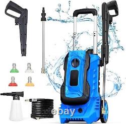 Electric Pressure Washer 4800 PSI High Power 3.2 GPM Cleaner with 4 Tips